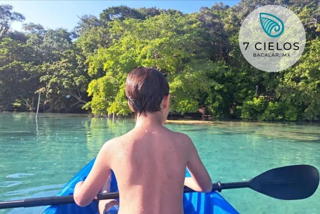 7 Cielos Bacalar. 외부 사진