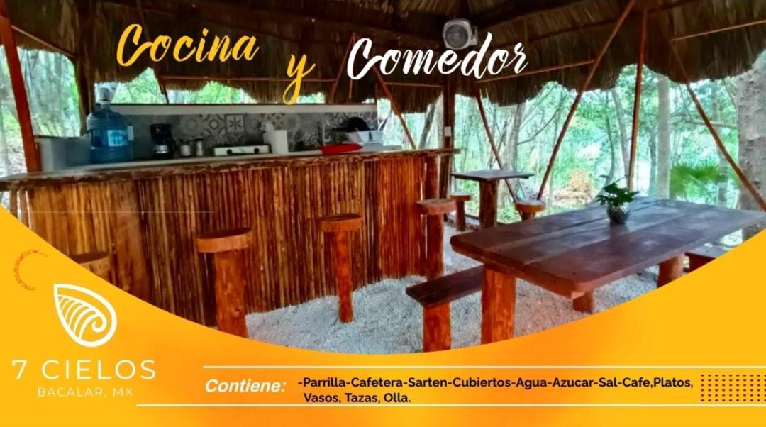 7 Cielos Bacalar. 외부 사진