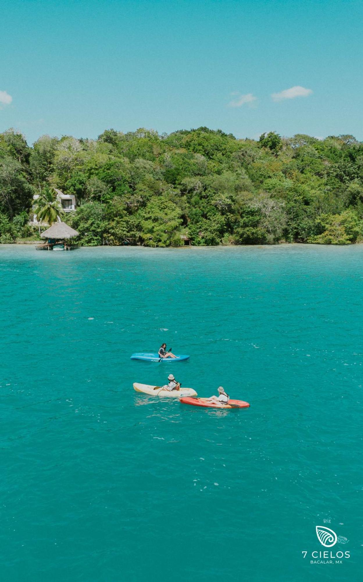 7 Cielos Bacalar. 외부 사진